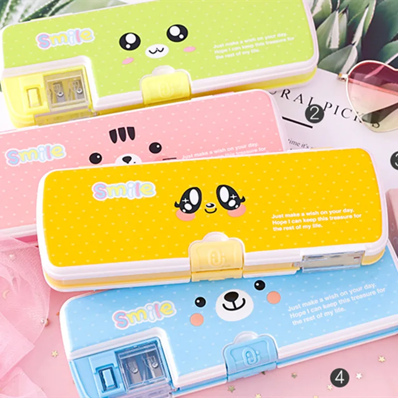 

2019 New Arrival Brand Design Multi-function Pencil Case Girls and Boys Kawali Pen Box school Supply 1Set Free Shipping