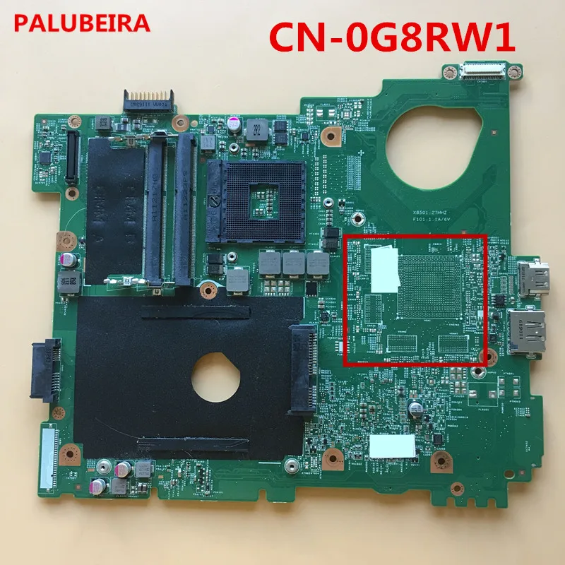Оригинальная тестовая материнская плата для ноутбука DELL inspiron N5110 CN-0G8RW1 0G8RW1 G8RW1 DDR3