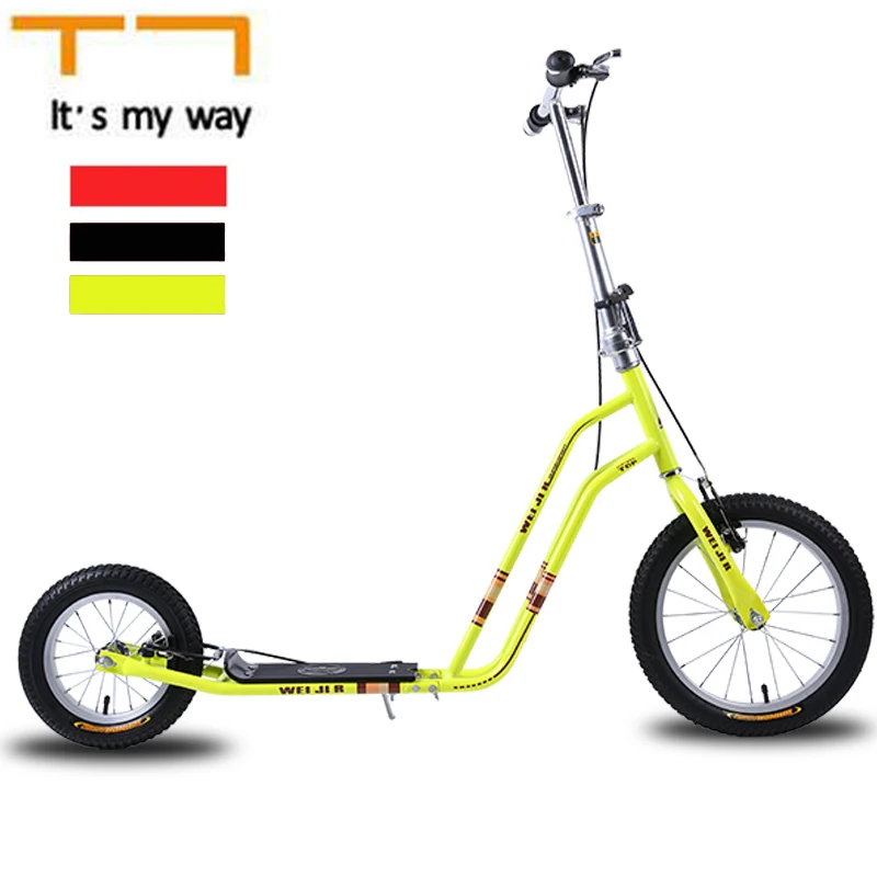 16 Inch Rubber Tyre inflatable wheel City Scooter Safe with Brake