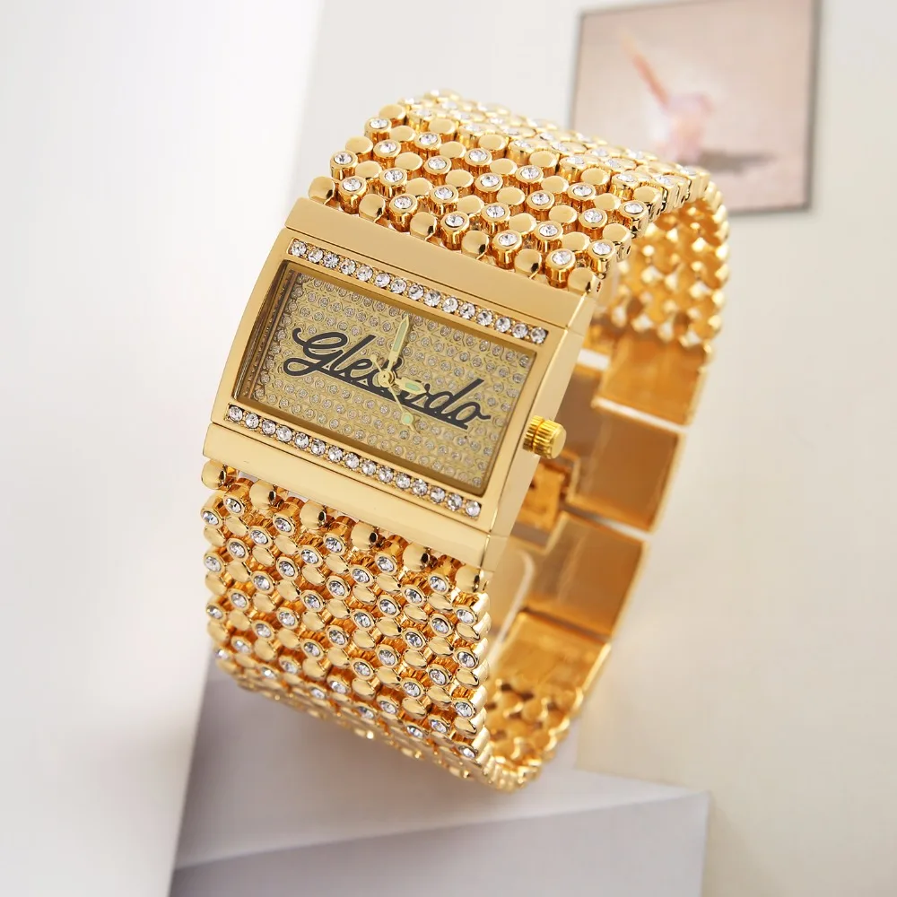 

2018 G&D Luxury Brand Womens Watches Gold Fashion Casual Quartz Wristwatches Ladies Dress Watches Relogio Feminino Clock Boxes