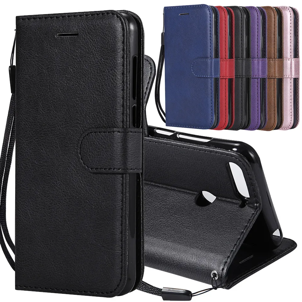 

For funda Huawei Y6 2018 Case Leather Wallet Phone Case For Huawei Y6 Prime Case Flip Wallet Leather Cover Huawei Y6 Pro 2017