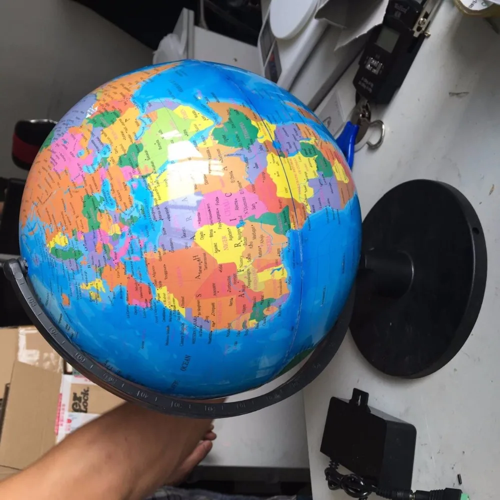 

Escape room wireless props rotate the globe tellurion to open the lock real life room escape mysterious door game
