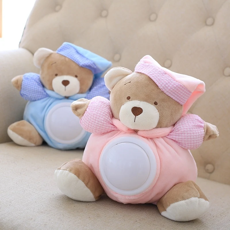 

Led Twinkled Plush Bear Toy Stuffed Animal Luminous Bear Toy With 60 Appeasing Songs For Little Babe Sleeaping