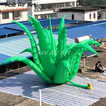 Дизайн потрясающий 8 м диаметры стоящие гигантские растения надувная трава алоэ вера для события, вечерние украшения