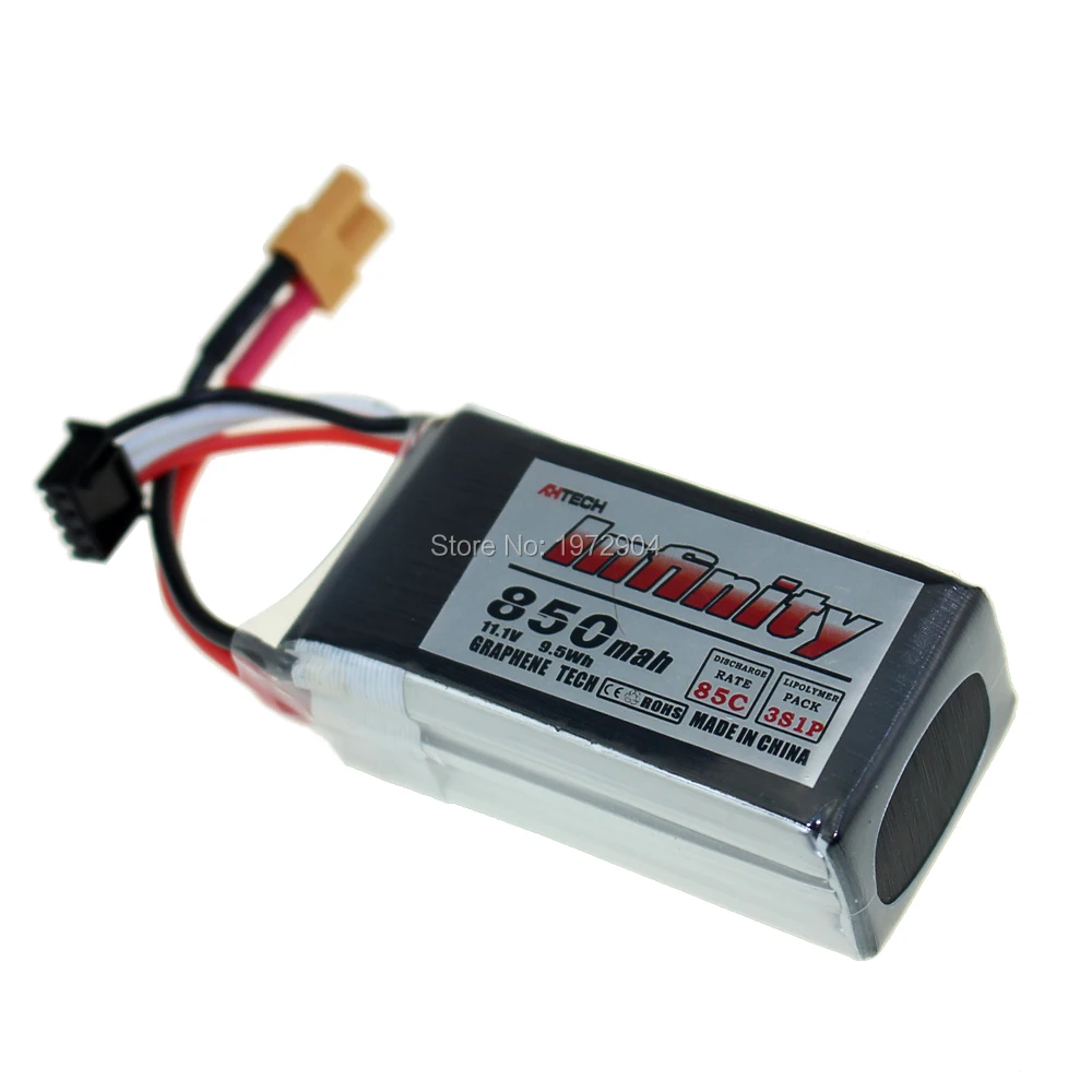 Günstig Unendlichkeit LiPo Lithium Battey 550 850 1300 1500 2200mAh 3S 11,1 V 4S 14,8 V 85C XT30 JST SY60 Stecker Für FPV Racing Drone Quadcopter