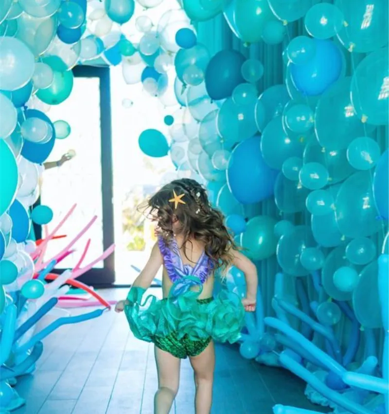 

Forest of Green Balloons 12pcs 12inch 3.2g Pearl Latex Balloon Metallic Green Mint Balloon Inflatable Air Birthday Wedding Decor
