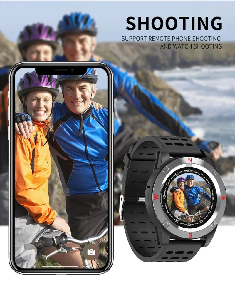 

Bluetooth Men Smart Watch With Camera Facebook Whatsapp Twitter Sync SMS Smartwatch Support SIM TF Card for IOS Android