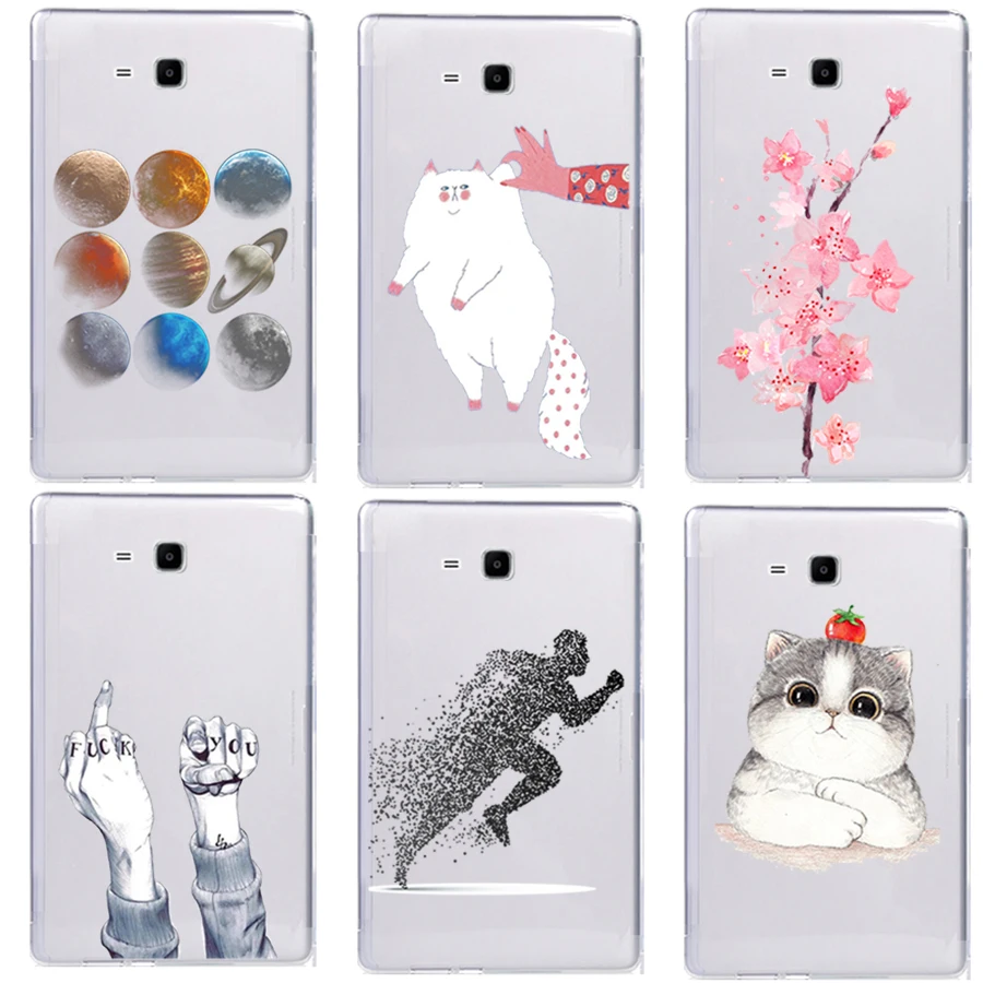 

Coque for Samsung Galaxy Tab A 7.0 2016 a6 T280 T285 SM-T280 SM-T285 Case 7.0" Printing Luxury Silicone Cover
