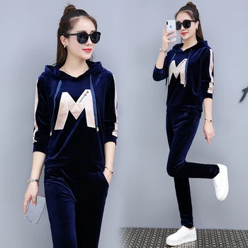 

Spring Autumn New Two Piece Set Tracksuit Women Stylish Ensemble Femme Deux Pieces Year-old Female Costume Conjunto Feminino