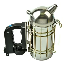 Бренд becitbee из нержавеющей стали с круглым выходом Электрический Пчеловодство курильщик пчела дым управление машина с ручной улей курильщик