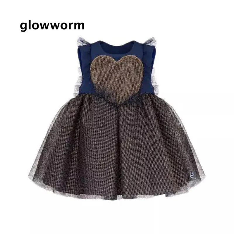 

Glowwormkids 2018 New Autumn Tutu Dress For Babys Girls Party Birthday Dress Sleeveless Summer Styledresses for Girls hs096