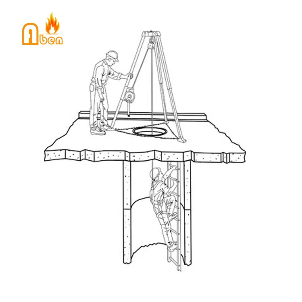 Высокое качество пожарное оборудование спасательный Штатив для человека спасение
