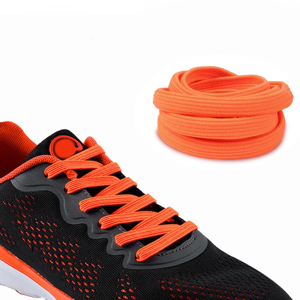 

Fashion Elastic No Tie ShoeLaces Quick and easy Sneakers Shoe Laces men shoes One-handed Shoelaces Strings 100cm