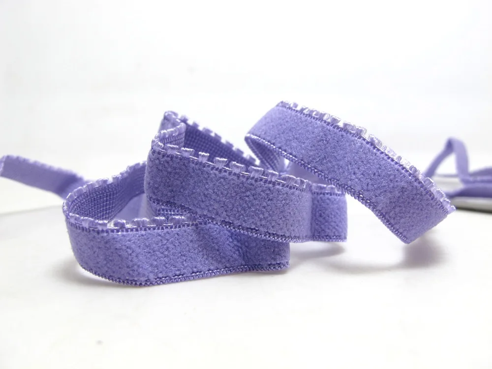 CLEARANCE|6 Yards 7/16 Inch Purple Scalloped Edge Lingerie Elastic