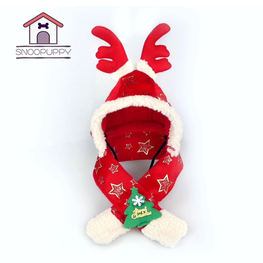 Hat for Dog Cap Christmas Dogs Hats for Dog Winter Caps for Small Dogs