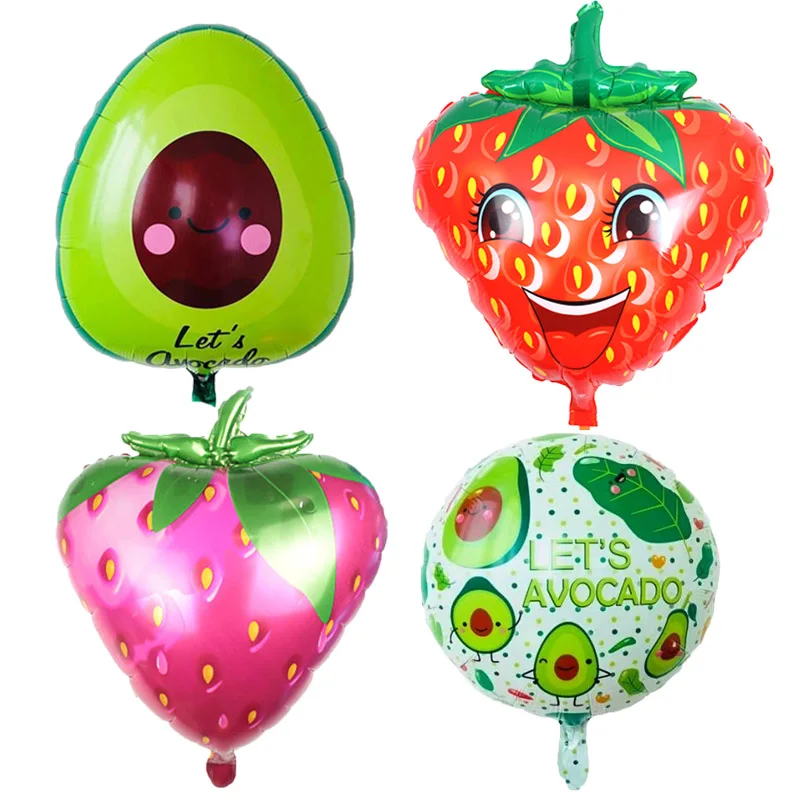 

1Pcs Fruit Foil Helium Balloon Peach Watermelon Kiwi Strawberry Orange Pineapple Summer Party Decoration Supplies Kids Toy