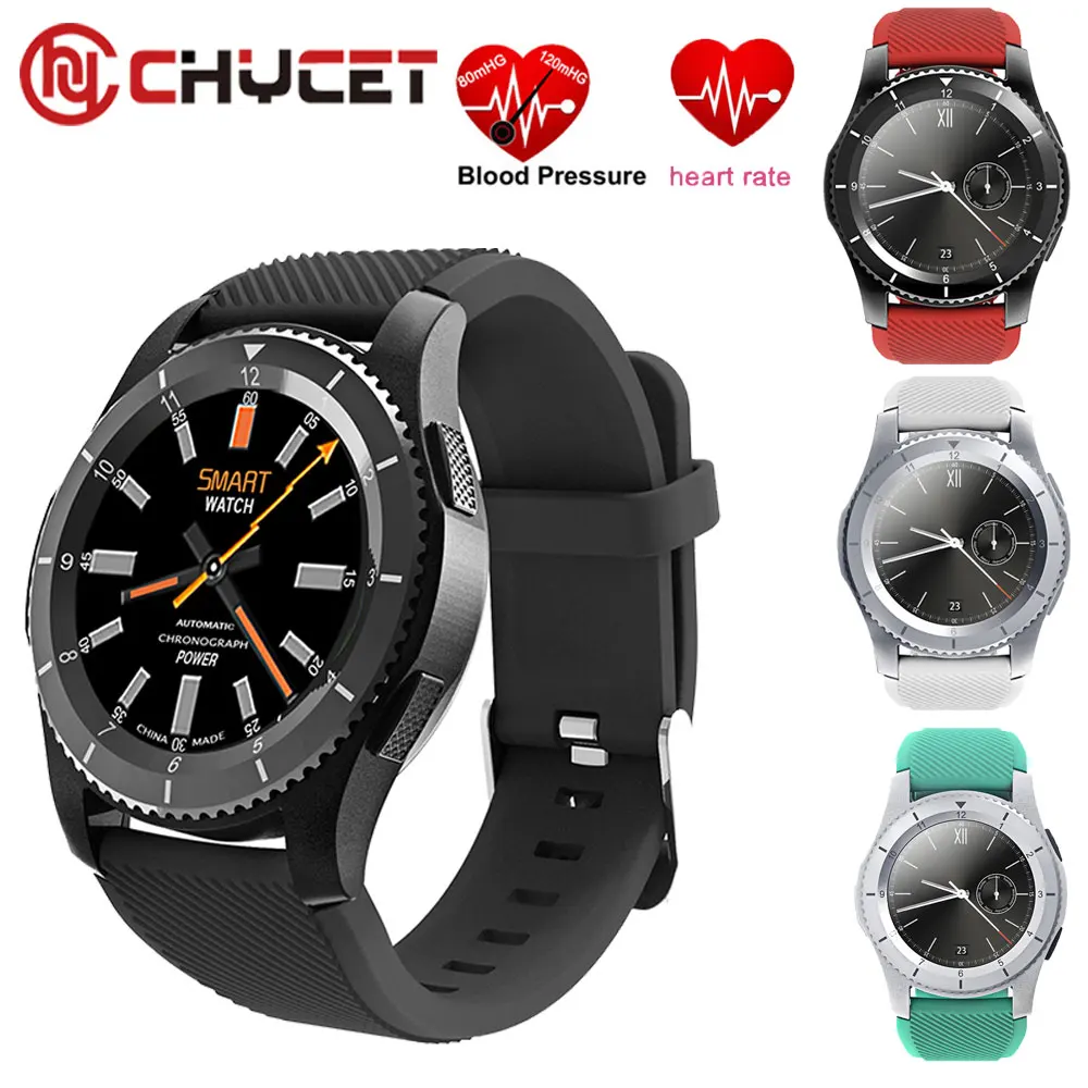 

Chycet No.1 G8 Smartwatch Bluetooth 4.0 SIM Call Message Push Heart Rate Monitor Smart watches For Android IOS Smartphones