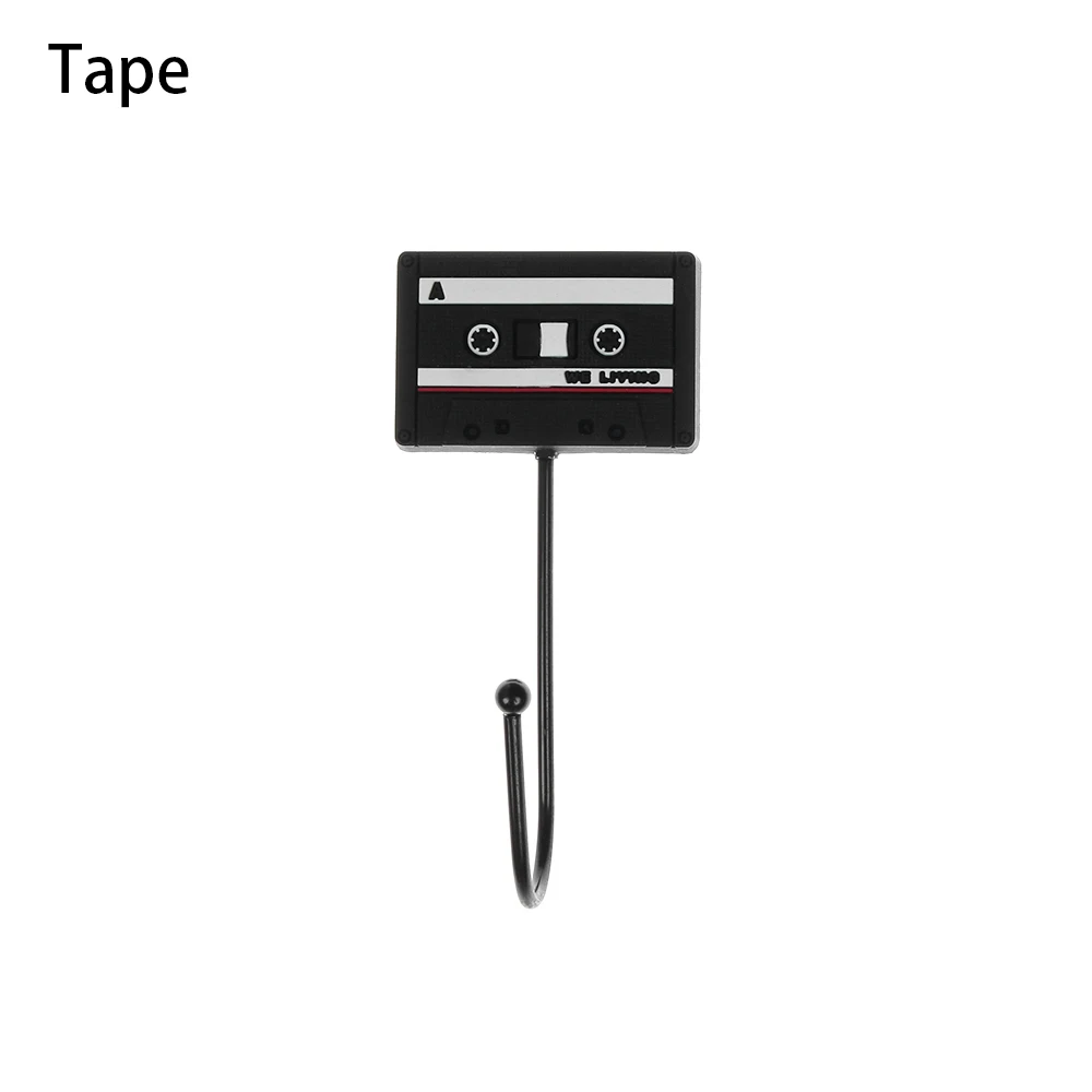 Настенный крючок крепкий подшипник липкий минималистичный домашний Декор Ретро Лента диск Вешалка Декор клерк на стену держатель ключей, пальто - Цвет: Tape
