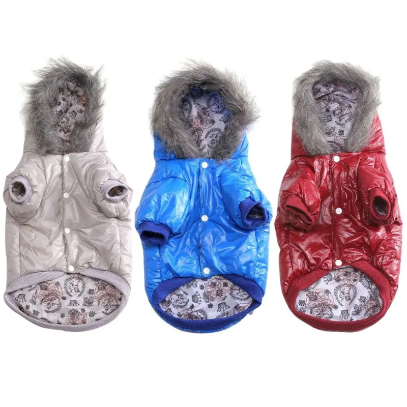 

Winter Pet Dog Clothes Warm Down Jacket Waterproof Coat Hoodies for Chihuahua Small Medium Dogs Puppy Frence Bulldog Pug Puppy