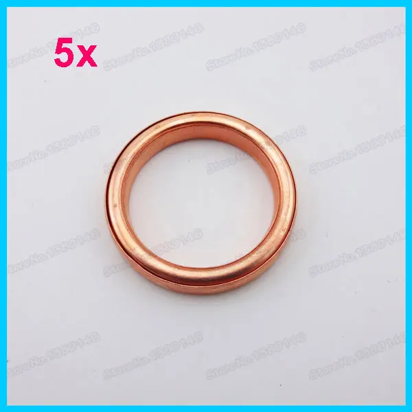 5 Pcs ID=24MM Exhaust Pipe Gasket For 50cc 110cc 125cc 140cc ATV Quad Pit Dirt