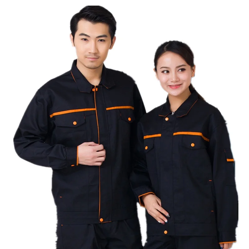 Work Clothing Men Women Uniform Long Sleeve Coveralls Protective Cloth Overalls for Worker Repairman Machine Auto Repair Welding