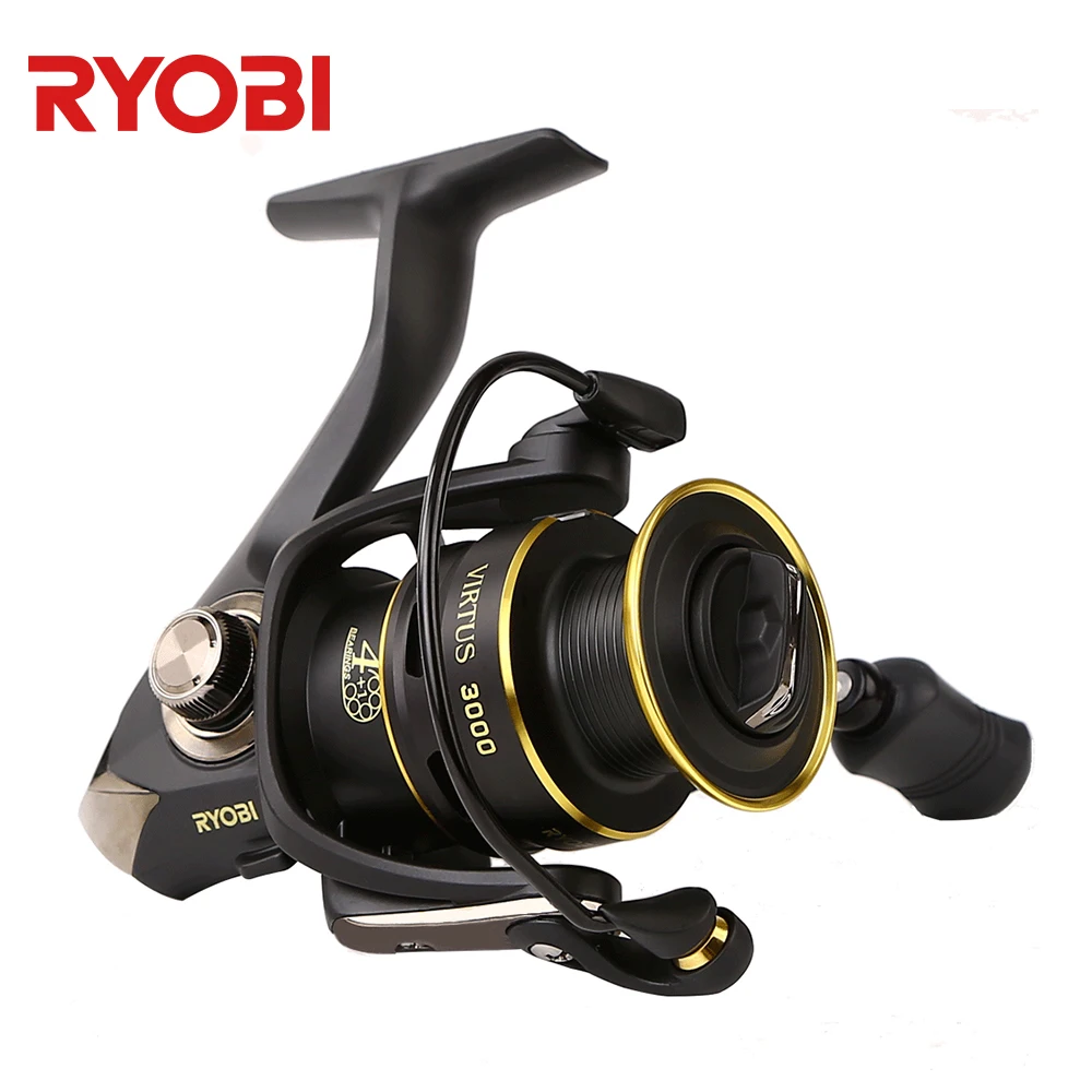 RYOBI оригинальная Рыболовная катушка VIRTUS спиннинговая Ультралегкая алюминиевая 7