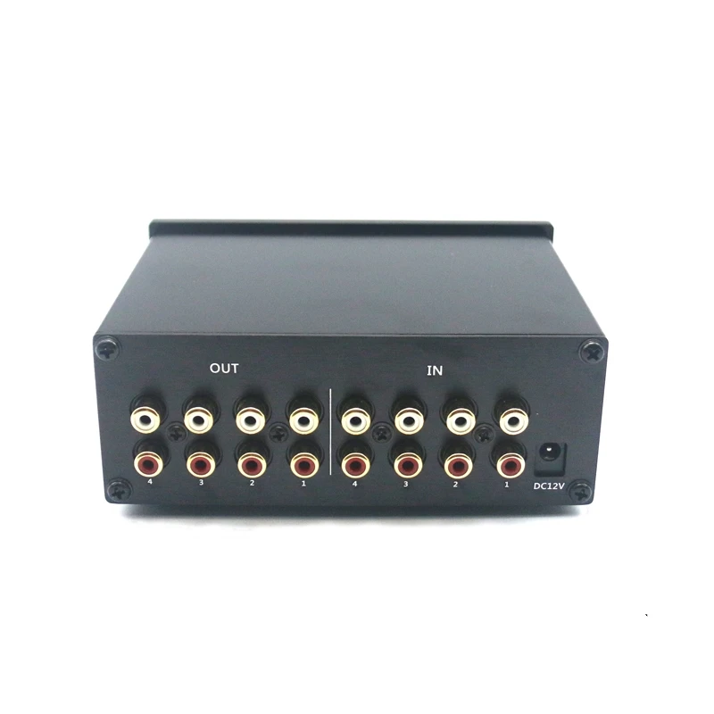 Lossless audio switcher 4 in 4 out 4 input 4 output conversion to distribute hifi audio signal splitter