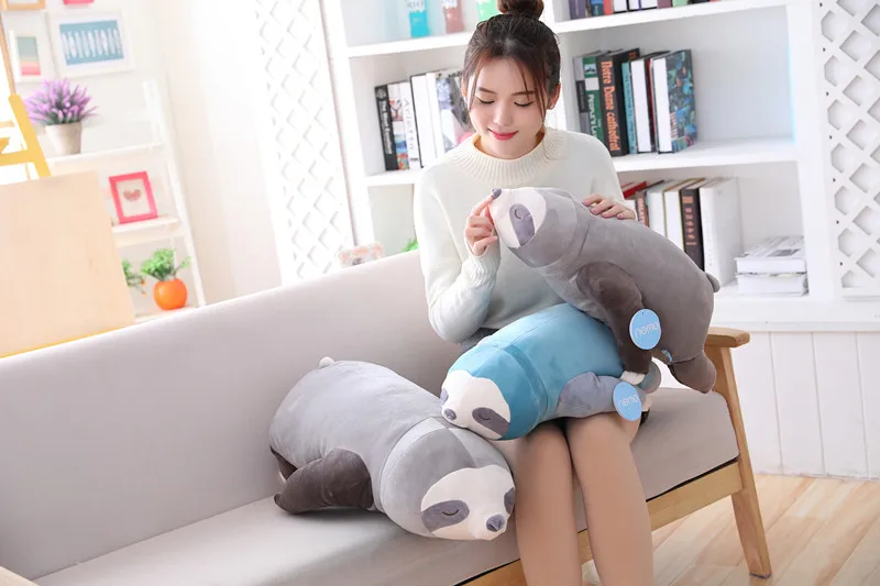 hot cartoon creative cute soft sloth plush toy large bear toy pillow birthday gift 39inch 100cm DY50552 (3)