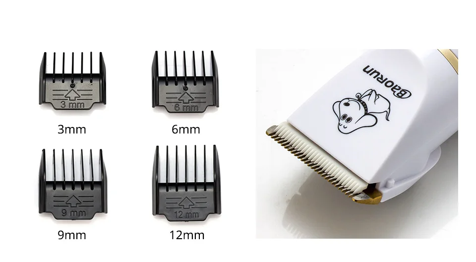 Профессиональный электрический триммер для собак, перезаряжаемый, 110-240 В, машинка для стрижки кошек, собак, ножницы, бритва, набор, стрижка для домашних животных