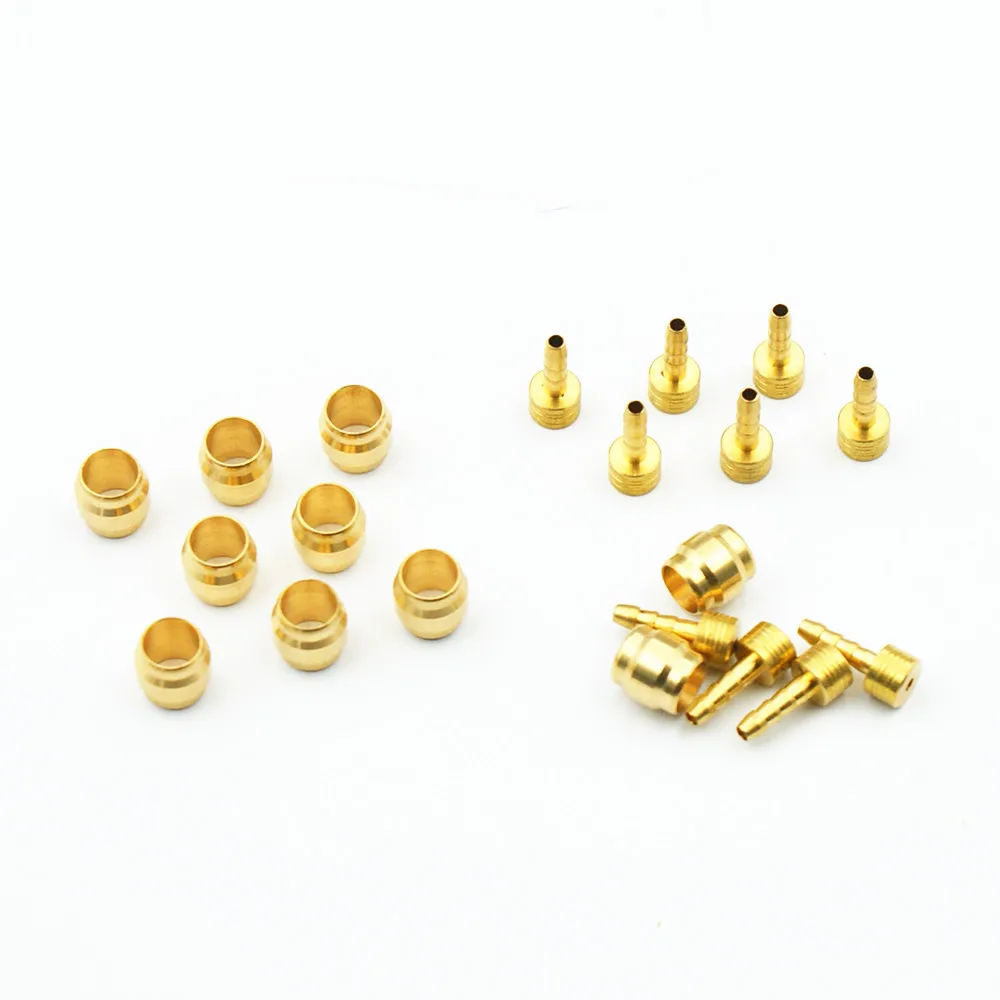

Hydraulic Disc Brake Hose Barb & Compression Press in Type Fitting for AVID or SRAM Brake System, Olive & Needle, 10 SET