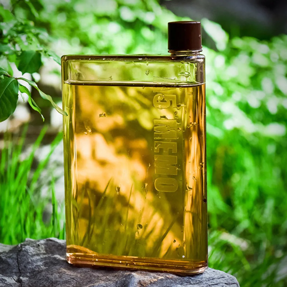 water bottle sport holder hiking Clear Book Portable Paper Pad glass water bottle silicone sleeve water bottle kids school