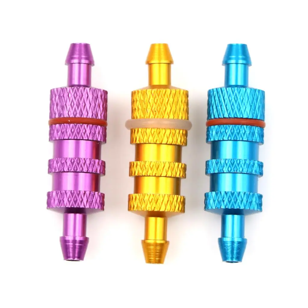 

1/10 RC Model Car Spare parts Aluminum Fuel Filter Nitro HSP Racing 94122 94188 Blue/Violet/Gold Model Car Redcat Himoto HPI