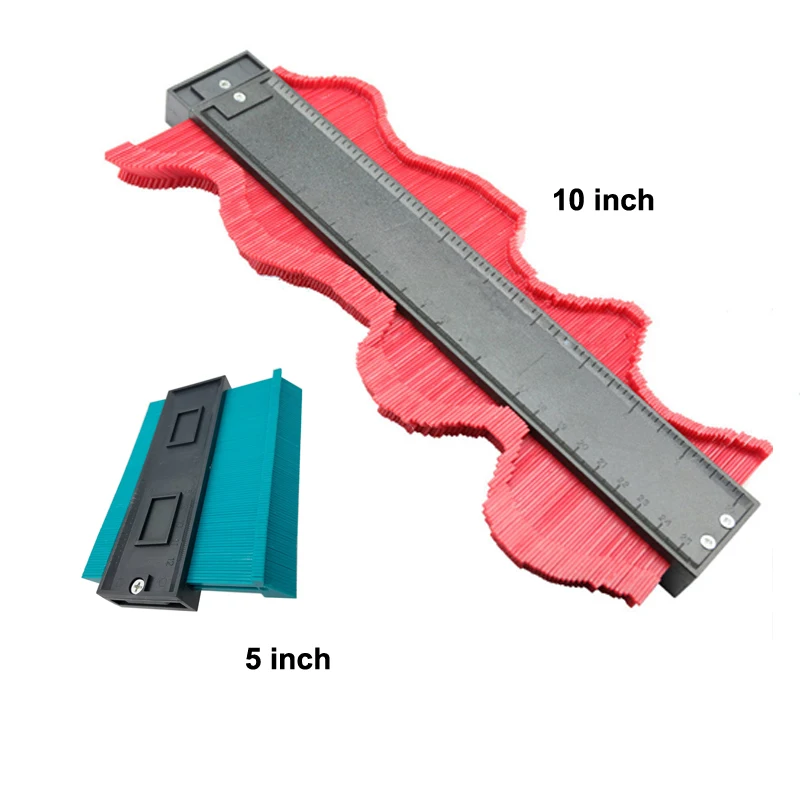 

New Plastic Profile Copy Gauge Contour Gauge Duplicator Standard 5/10" Width Wood Marking Tool For Special