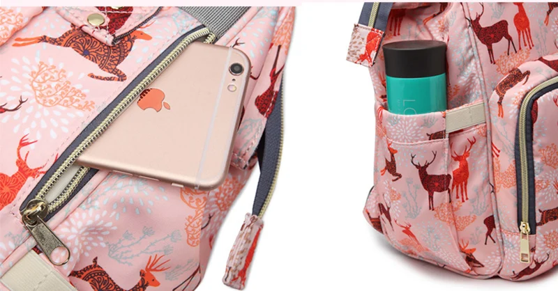 Baby Diaper Bag For Stroller Travel Mummy Maternity Backpack Waterproof Nappy Changing Bags Large Capacity Nursing Wet Bag (13)