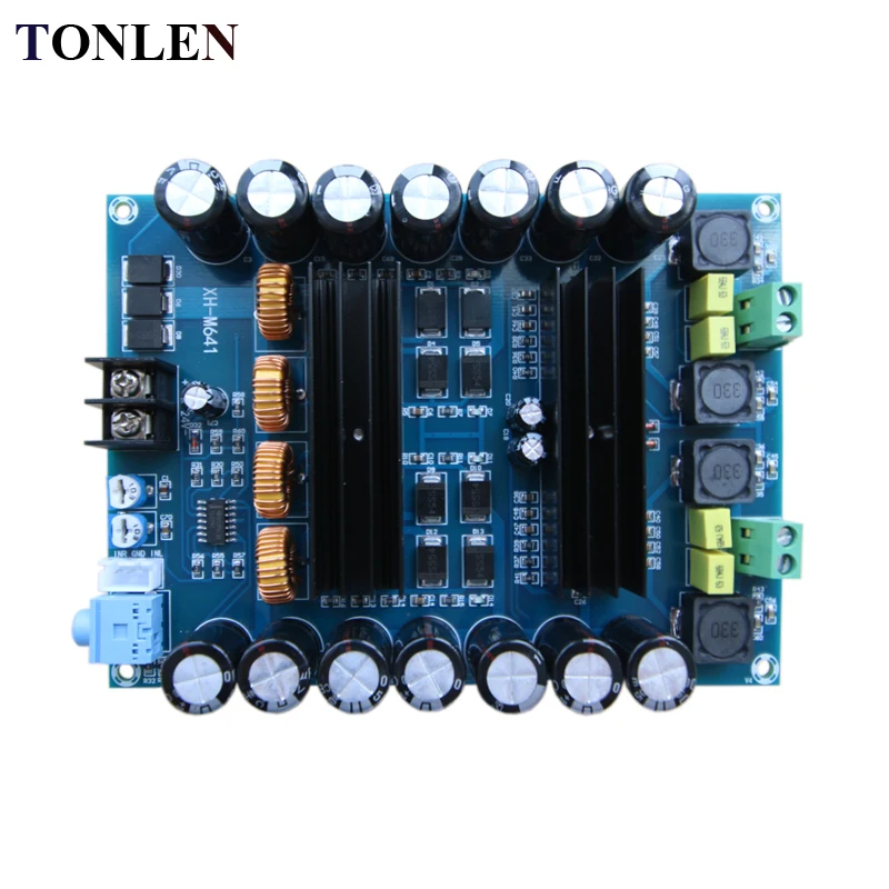 

TONLEN TPA3116D2 Digital Audio Power Amplifier Board 150W *2 DIY HIFI Car Power Amplifier DC12V-24V 2.0 Channel Amplifer Module