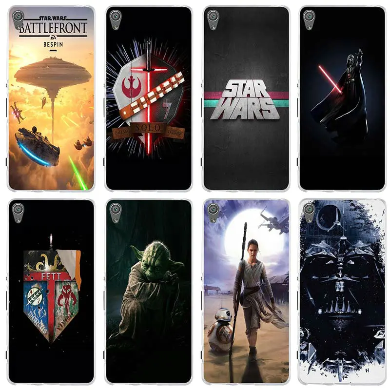 Защитный чехол Star War Battlefront для Sony Xperia XA XZ Z Z1 Z2 Z3 Z4 Z5 Compact E3 E5 T3 M2 M4 M5 силиконовый