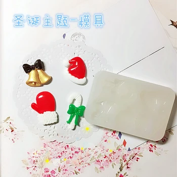 

Transparent Silicone Mould Dried Flower Resin Decorative Craft DIY Christmas series shape Type epoxy resin molds for jewelry
