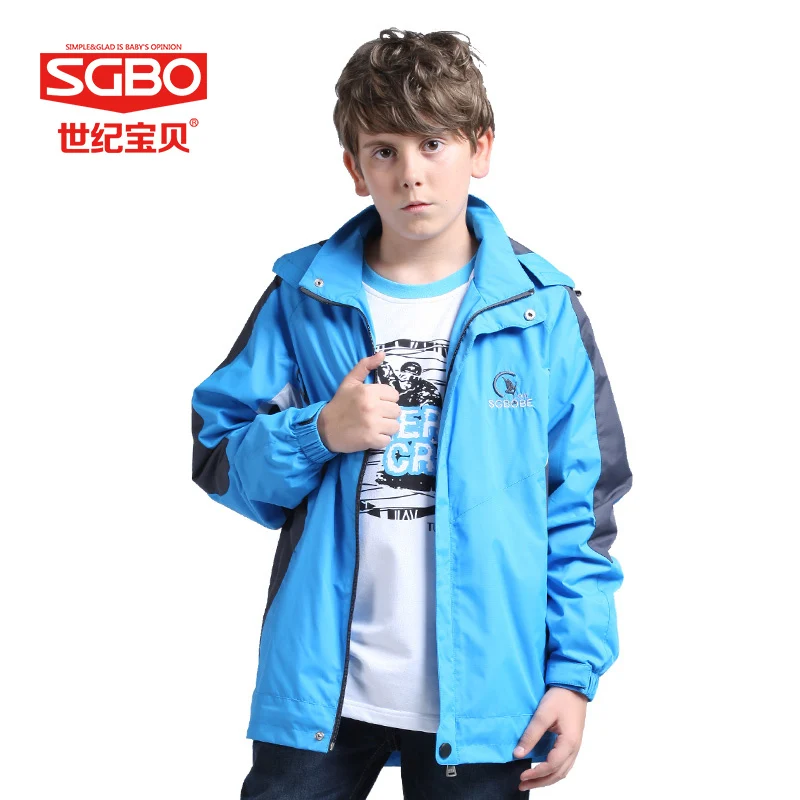 Brand Boys Outdoor Jacket For Sport Climbing Boy Clothing Hiking School Children Autumn