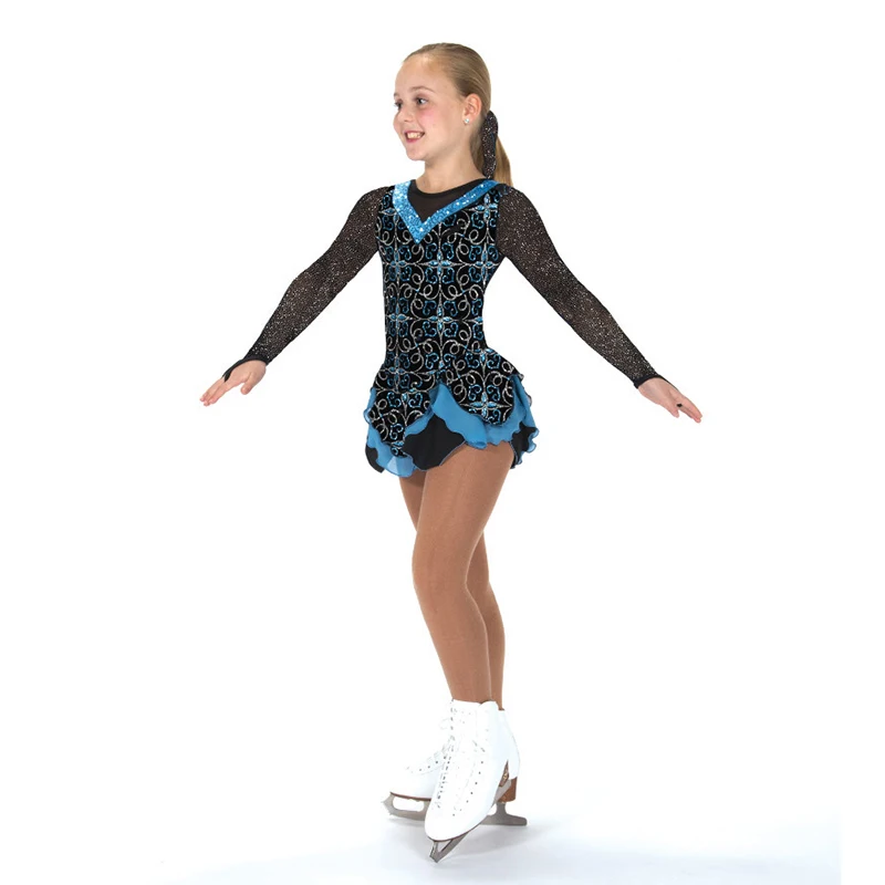 

Nasinaya Figure Skating Dress Customized Competition Ice Skating Skirt for Girl Women Kids Patinaje Gymnastics Performance 336