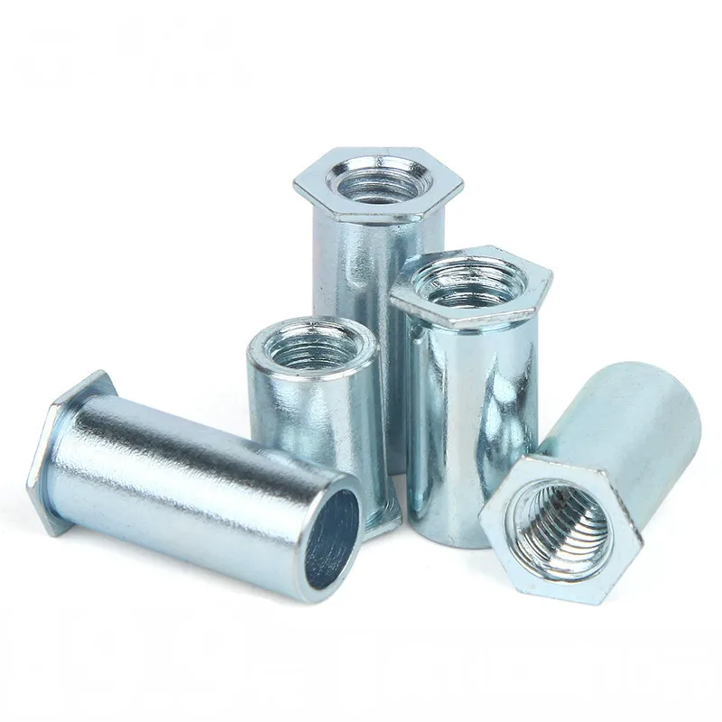 

10PCS M2 M2.5 M3 Pressure Rivet Nut Column Riveting Parts Environmentally Friendly Galvanized SOO Through Hole Rivet Studs