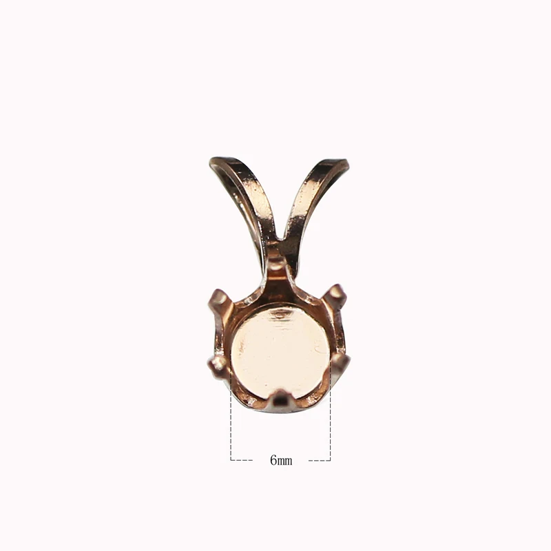 Подвеска Beadsnice ID27403 из серебра 925 пробы 6 мм|bezel pendant diy|bezel pendantsilver round |
