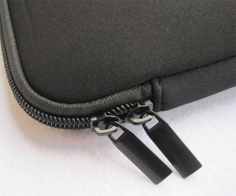 Black 13 inch Laptop Sleeve Case Bag Notebook Computer Briefcase Cover pouch W/4 straps For 13\