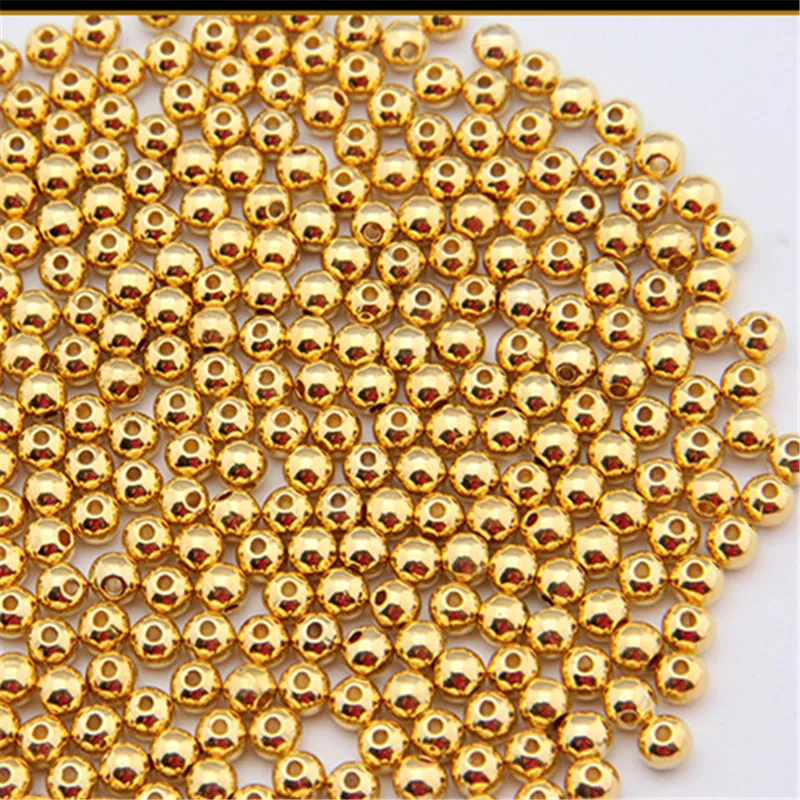 500 шт. Круглые Гладкие бусины 3 6 мм|beads diy|bracelet diynecklace spacers |