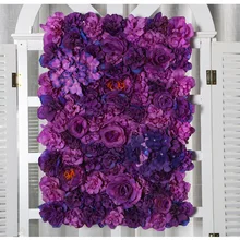 60x40 см Искусственный шелк панно цветы, розы, пионы, гортензии цветочный фон для свадебной вечеринки цветок украшение стены