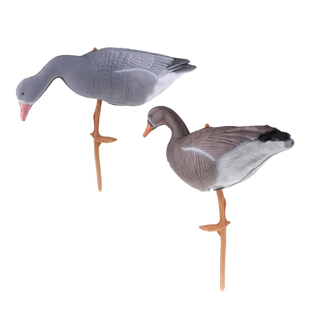2x Full Body Goose Hunting Decoys Decoying Lawn Ornaments Decors hunting accessories