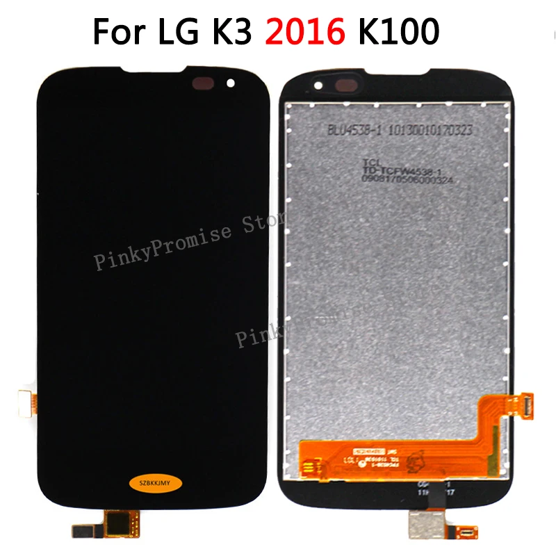 ЖК дисплей 4 5 дюйма и сенсорный дигитайзер в сборе для LG K3 2016 K100 K100ds LS450|lcd screen