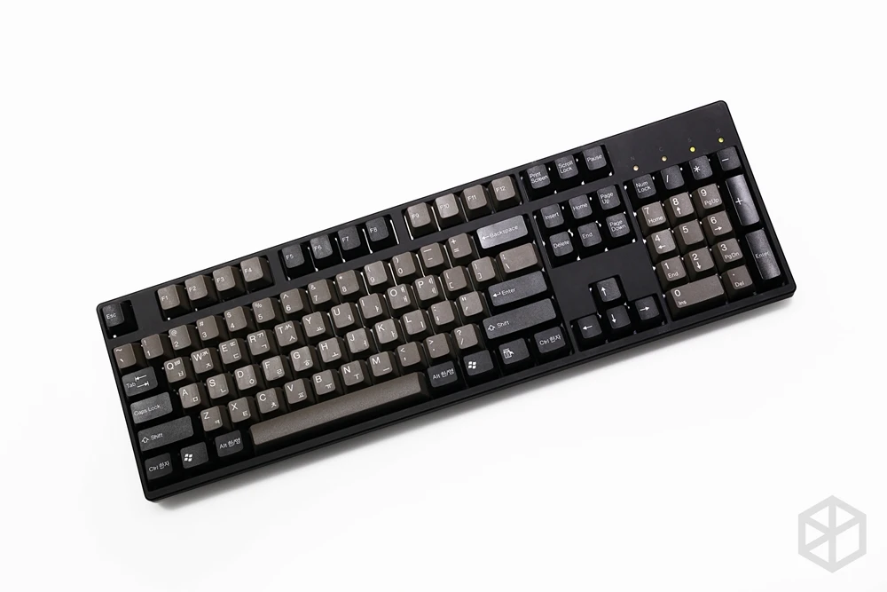 Taihao abs двойная съемка Корейская буква kr язык брелки для diy игровая механическая