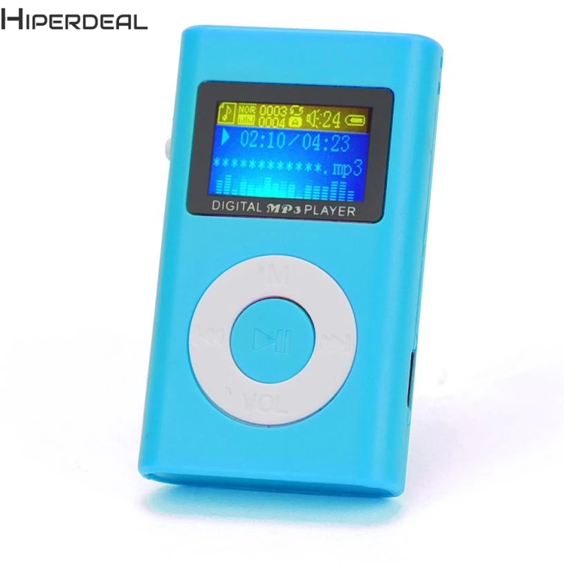 Музыкальный плеер HIPERDEAL USB мини mp3 ЖК экран поддержка 32 ГБ Micro SD TF карты красные
