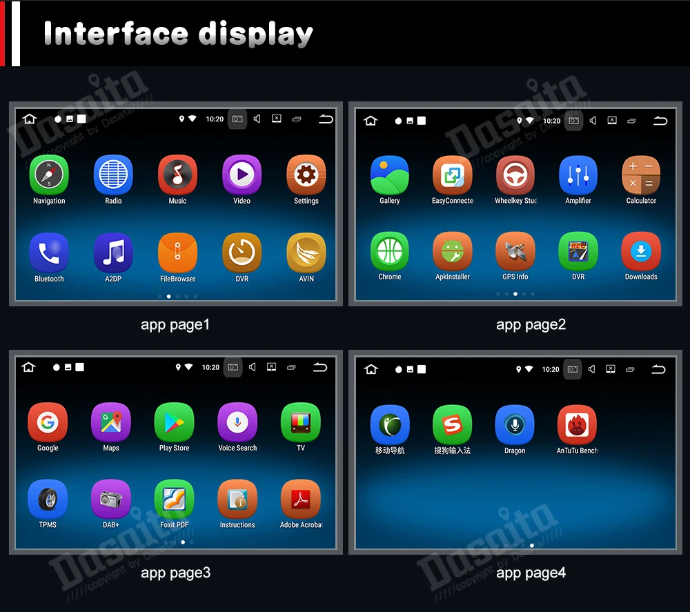 Sale Dasaita 7" Android 8.1 Car GPS Player Navi for Universal Car Console Size 176mm*102mm with 2G+16G Quad Core Autoradio 4G 22 Sale Dasaita 7" Android 8.1 Car GPS Player Navi for Universal Car Console Size 176mm*102mm with 2G+16G Quad Core Autoradio 4G 22
