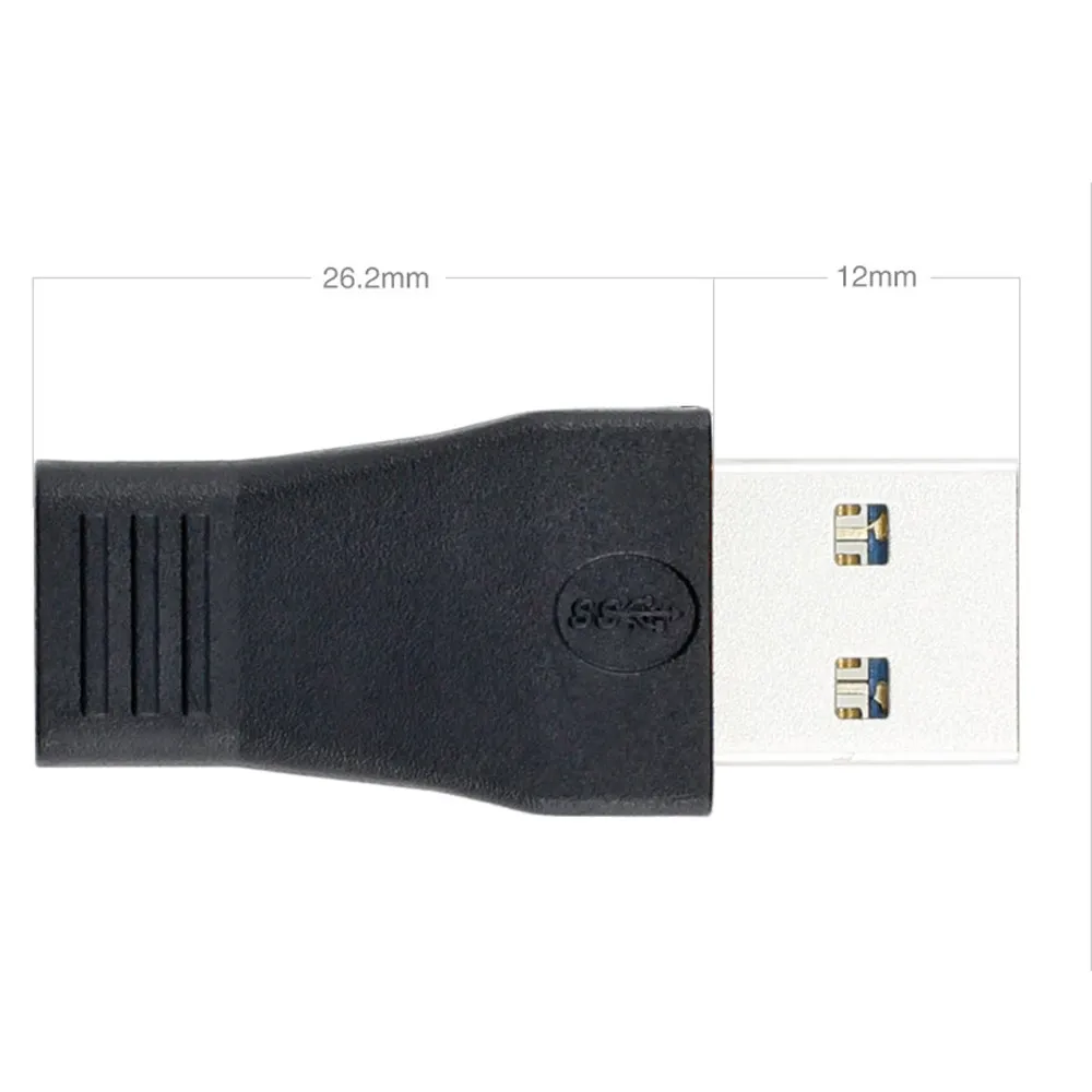 Высокоскоростной USB 3,1 type C мама к USB 3,0 папа порт адаптер USB-C к USB3.0 type-A Разъем конвертер/черный цвет